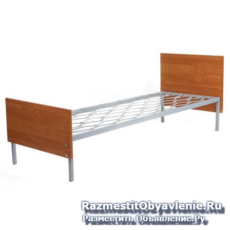 Кровати металические от производителя для больниц изображение 3