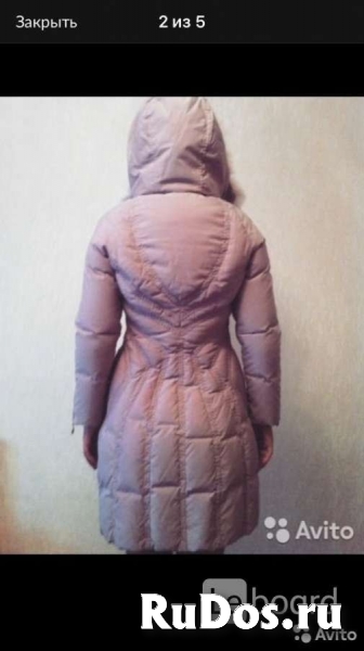 Пуховик куртка новая ermanno cervino италия 44 46 s m мех волк ка изображение 3