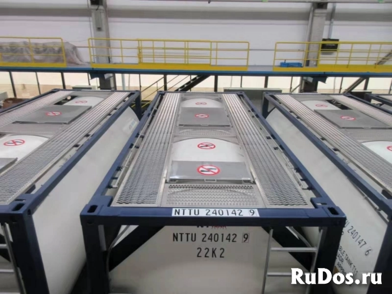 Танк-контейнер тип Т11 объём 24м3 для перевозки химических веществ, новый. изображение 6