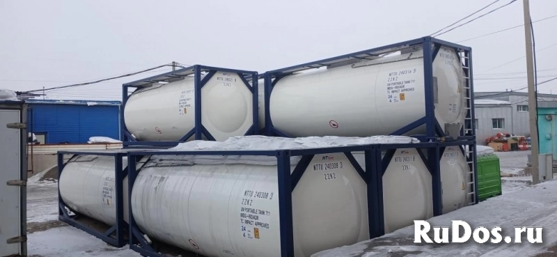 Танк-контейнер тип Т11 объём 24м3 для перевозки жидких удобрений, новый. изображение 7