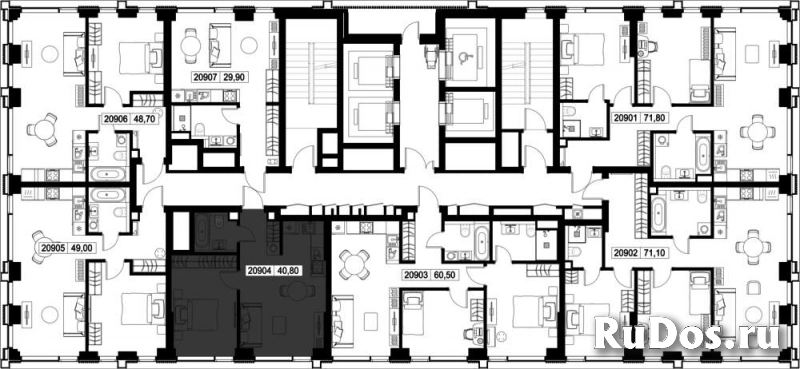Продам 1 комнатную квартиру 40.8 м2 изображение 3