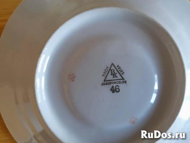 Сервис  Чайно - кофейный  Мадонна Тitоv Vеlеs Jugороrсеlаn Югославия.   . изображение 10