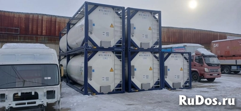 Танк-контейнер тип Т11 объём 24м3 для перевозки жидких пищевых продуктов, новый. изображение 10