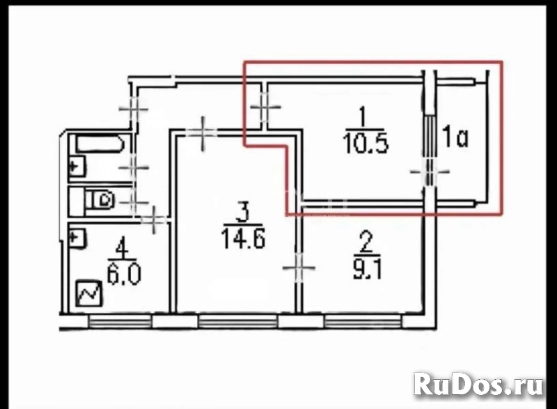 Продам комнату 42 м2 изображение 7