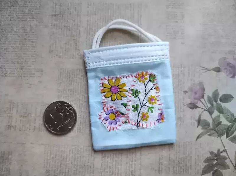 Мешочек сумочка упаковка для сувенира, кукольный аксессуар / ручная работа фотка