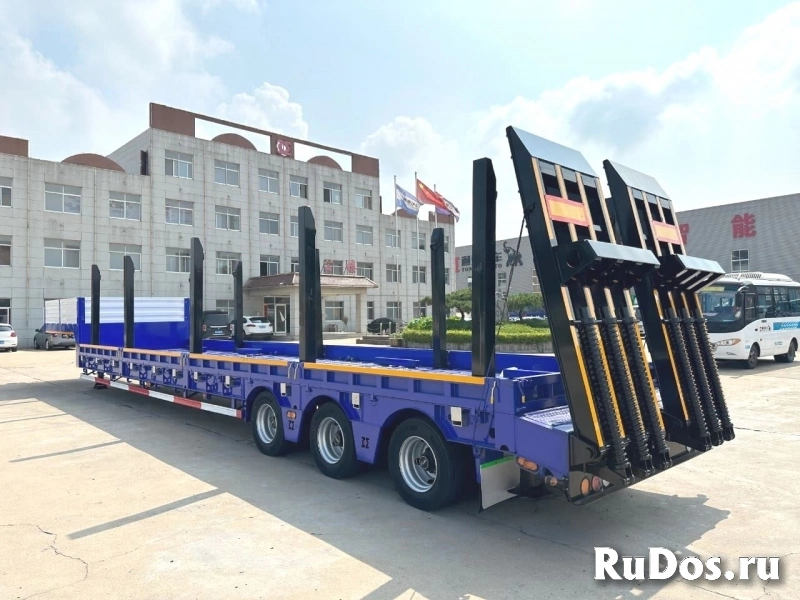 Полуприцеп-тяжеловоз (трал) низкорамный, 60тонн, 3 оси TONGYADA изображение 7