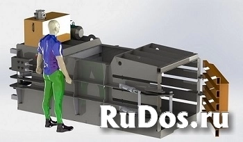 Пресс пакетировочный  горизонтальный Кубер-30Г Стандарт фотка