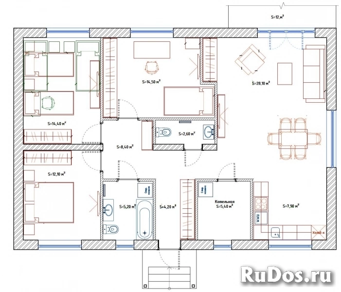Продам коттедж 117 м2 изображение 5