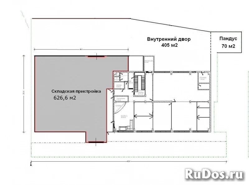 Сдам коммерческую недвижимость 626.6 м2 изображение 3