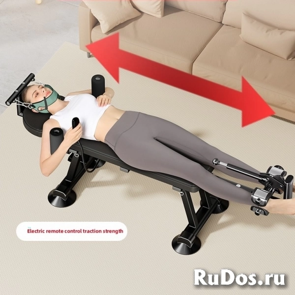 Тренажер-растяжка для позвоночника с электроприводом и пультом изображение 3