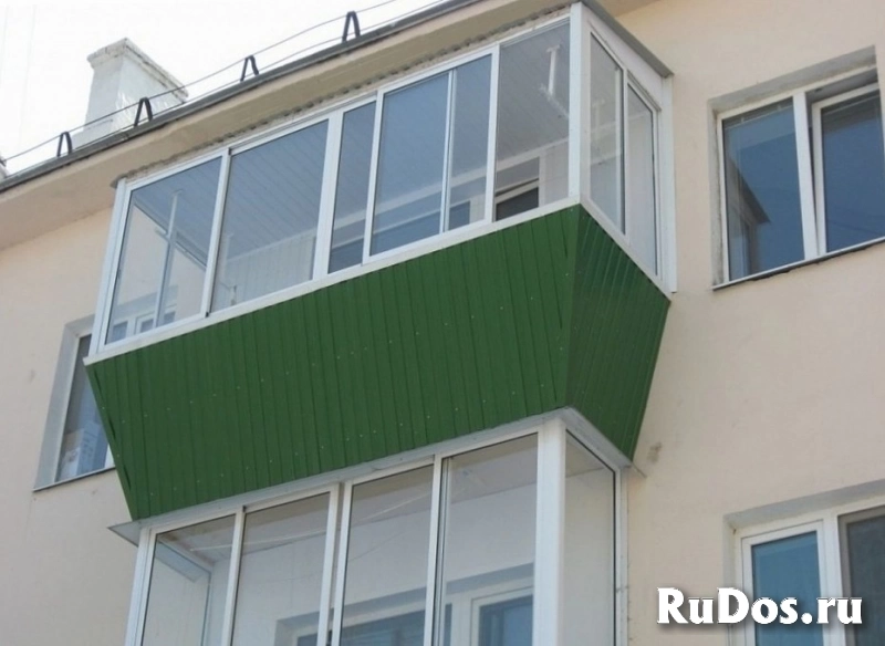 Монтаж балконов, лоджий. Ремонт и замена окон. фото