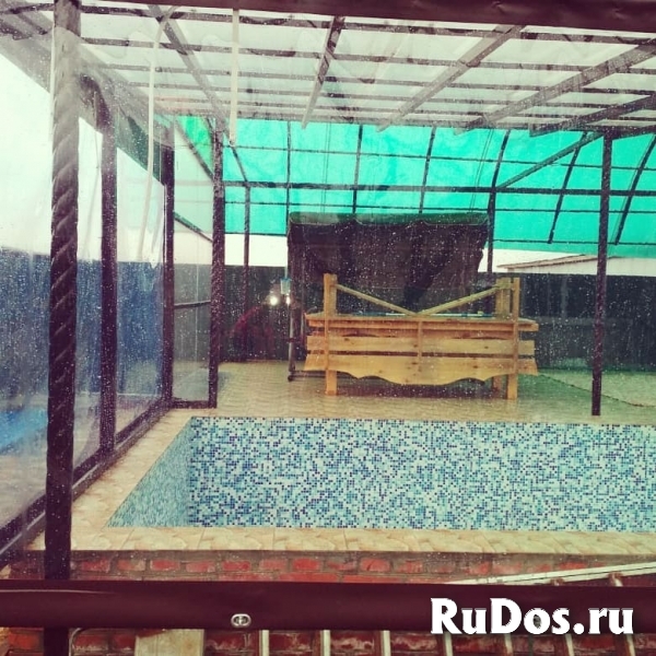 Защитные шторы (мягкие окна) для беседки, веранды, изображение 3