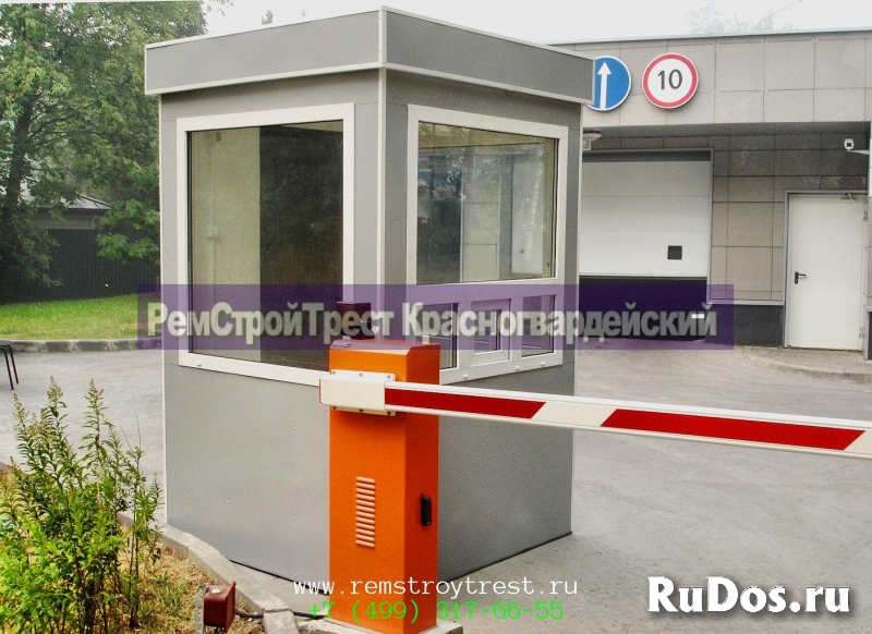 Пост охраны 1,5х1,5х2,5м, электрика, изготовление изображение 10