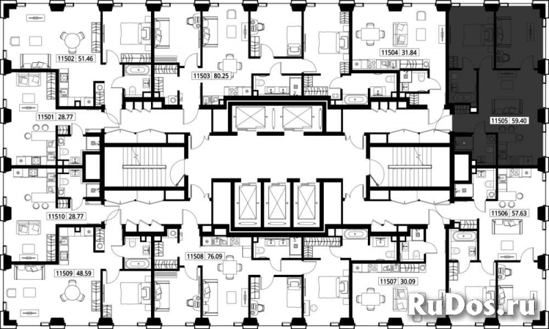 Продам 2 комнатную квартиру 59.4 м2 изображение 3