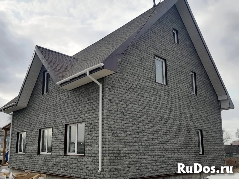 Фасадные панели под камень ровный изображение 8