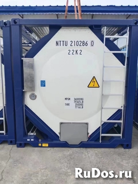 Танк-контейнер тип Т11 объём 24м3 для перевозки солевых растворов, новый. изображение 4