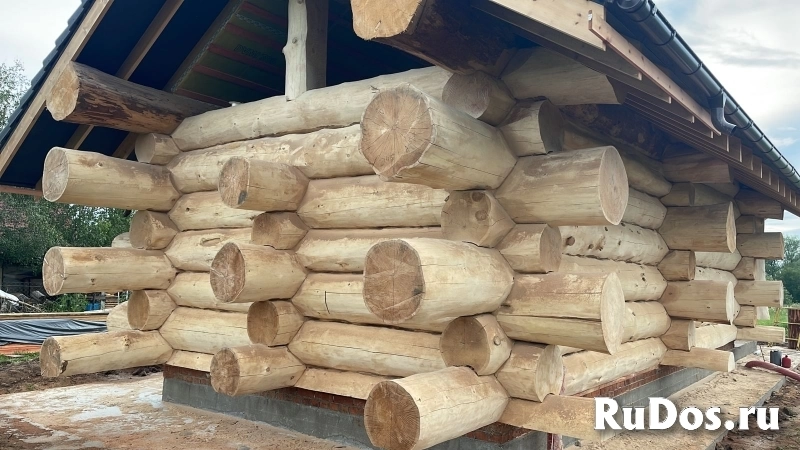 Шлифовка, покраска деревянных домов изображение 3