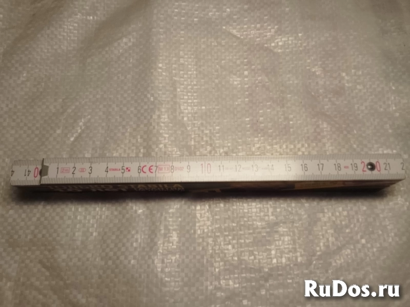 Линейка складная деревянная 2 метра Stabila Германия изображение 5