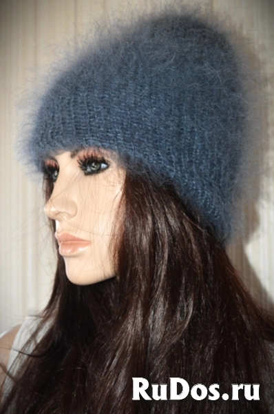 Пончо ручной работы из пуха ангорской козы изображение 4