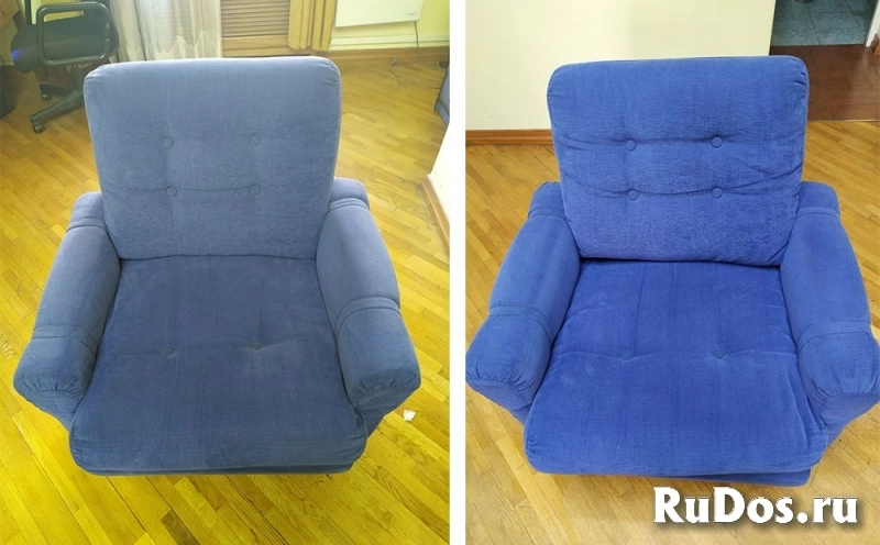 Химчистка мебели, дивана, матраса, кресел, стульев, пуфиков, ковр изображение 12