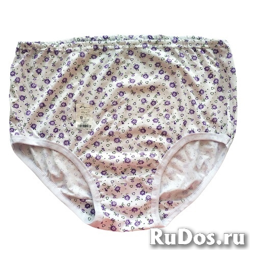 РУССКИЙ СТИЛЬ ТРУСЫ ЖЕНСКИЕ БОЛЬШОГО РАЗМЕРА ХЛОПОК 4ШТ В УПАКОВК изображение 8