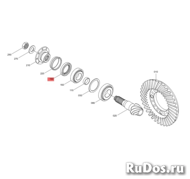Сальник хвостовика Hyundai R210W-9S (ZGAQ-02303) фотка