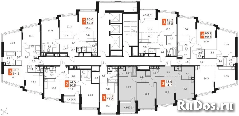 Продам 3 комнатную квартиру 84.7 м2 изображение 4