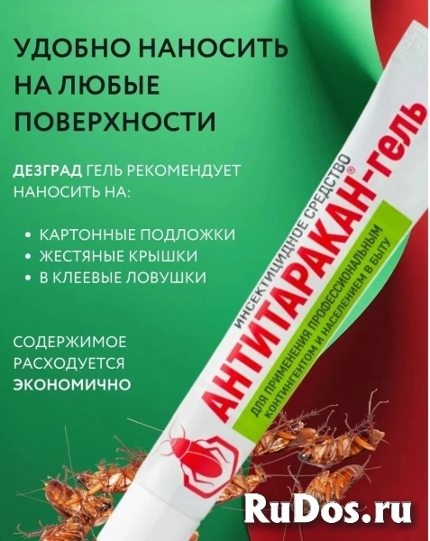 Средство от тараканов Антитаракан гель профессиональный 35 гр изображение 3