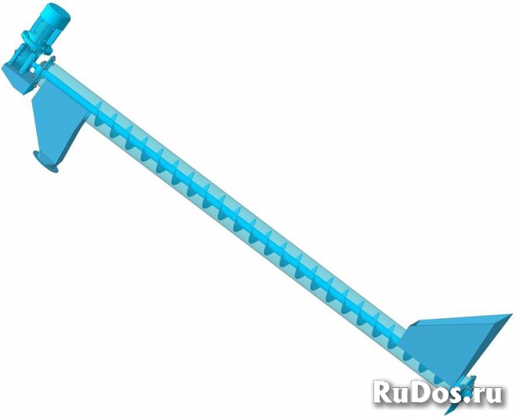 Конвейер винтовой КВ, шнековый транспортер, шнек изображение 3