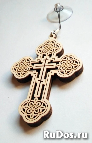 Крест в машину на присоске изображение 6