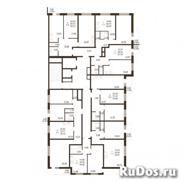 Продам 1 комнатную квартиру 43 м2 фотка