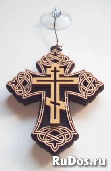 Крест подвеска на присоске изображение 6