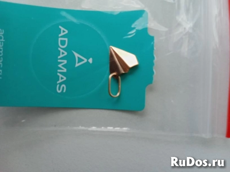 Кулон подвеска Адамас самолет позолота серебро новый сереряный ук изображение 9