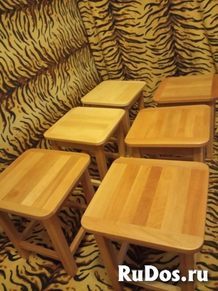 Табуретки из массива Бука фотка