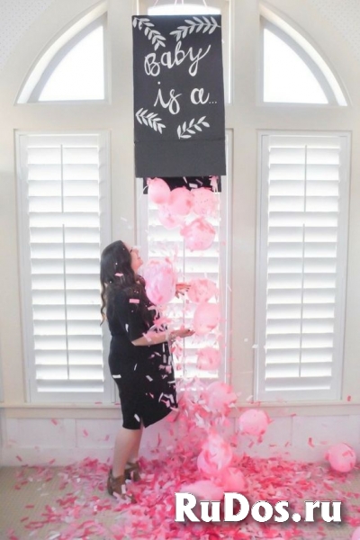 Гендер вечеринка, гендерные шары изображение 5