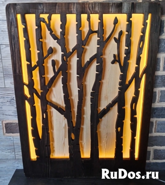 Панно с сенсорной подсветкой из фанеры, Каен Бай фото