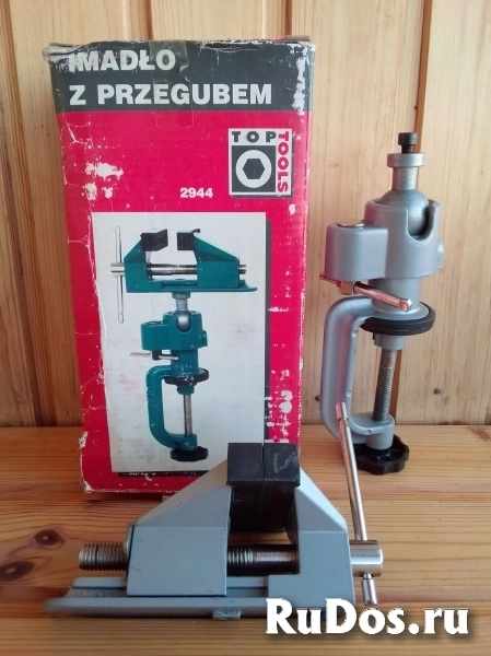 Тиски поворотные настольные TOP TOOLS. изображение 3