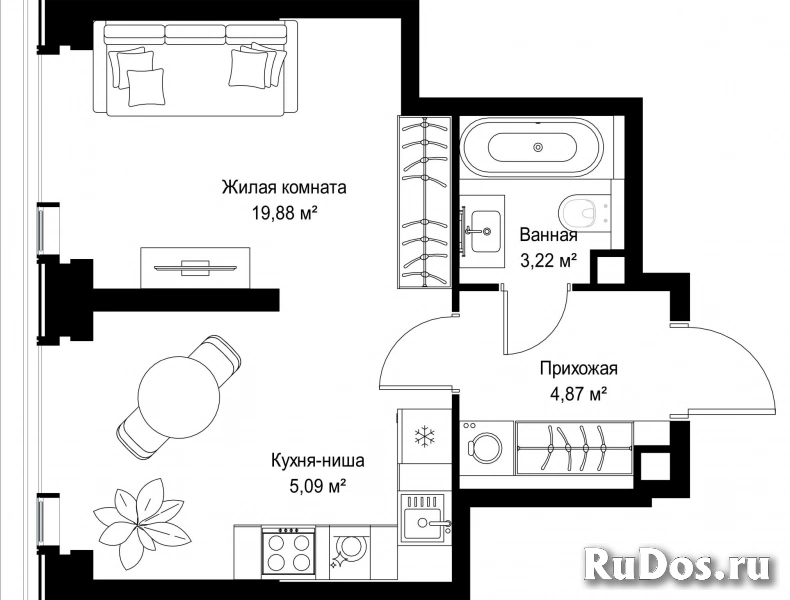 Продам 1 комнатную квартиру 33.06 м2 фотка