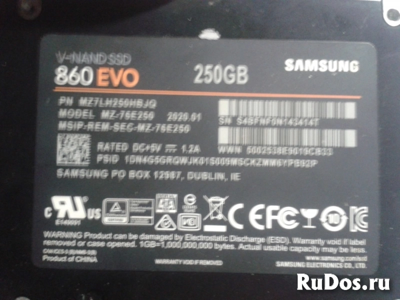 Продам SSD 250 GB изображение 3