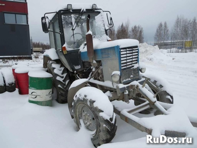 Трактор МТЗ 82, отвал, щетка изображение 4