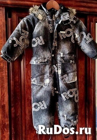 Светоотражающий утеплённый комбинезон для мальчиков KERRY , размер 92 ,Б/У . изображение 4