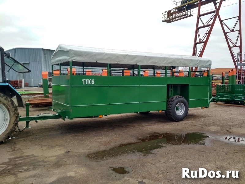 Тележка специализированная ТПС-6 (для перевозки КРС) фото