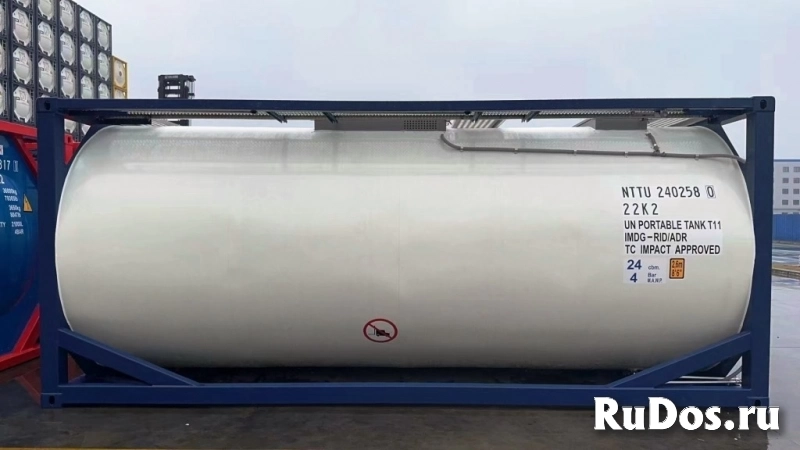 Танк-контейнер тип Т11 объём 24м3 для перевозки компонентов эмульсионных взрывчатых веществ, новый изображение 4