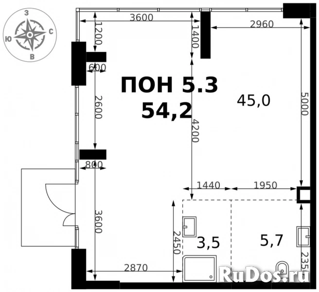 Продам коммерческую недвижимость 54.2 м2 изображение 3