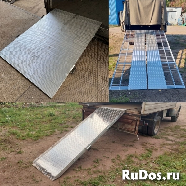 Погрузочный мосты для складской и садовой техники фото