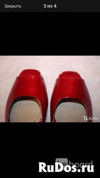 Балетки новые lesilla италия 39 размер красные лак кожа лаковая к изображение 9