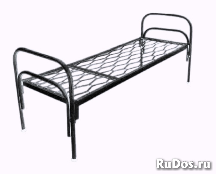 Долговечные кровати металлические для общежитий, интернатов изображение 4