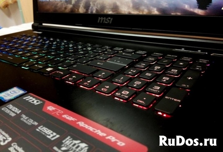 Ноутбук Msi Apache GE72 6QF в рабочем сост изображение 3