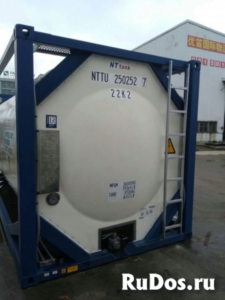 Танк-контейнер тип Т11 объём 24м3 для перевозки жидких удобрений, новый. изображение 3