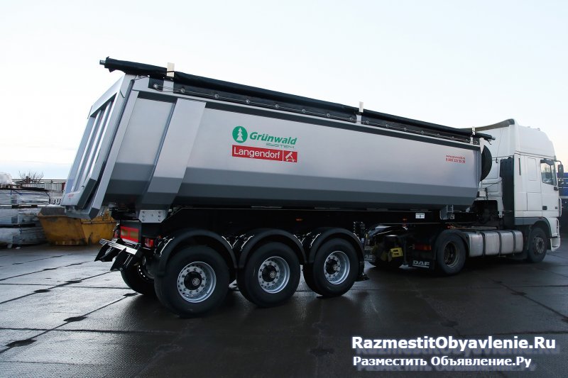 Самосвальный полуприцеп Грюнвальд  V-34 m3 изображение 6